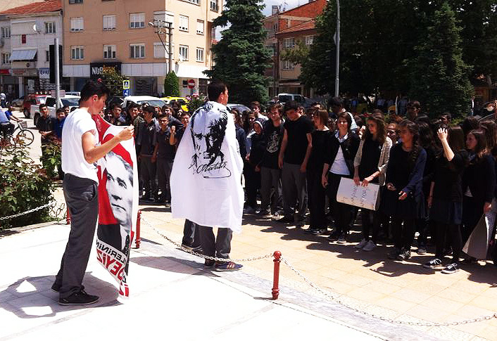 Osmangazi Lisesi öğrencilerinden protesto